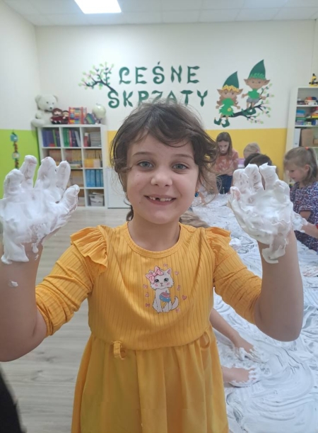 Sensoryczne zajęcia u starszaków :)