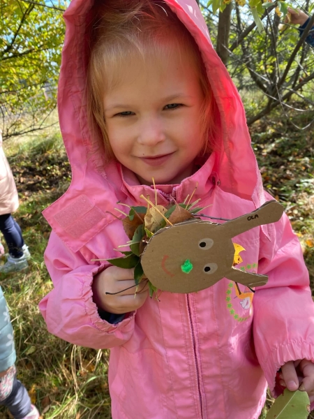 Jesienne gąsienice i nasze zajęcia w terenie